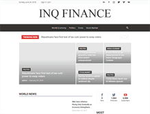 Tablet Screenshot of inq-finance.com